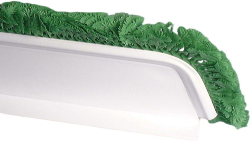 Omcan - Green Curved 1" x 30" Divider with 2" Parsley, Pack of 10 - 10805