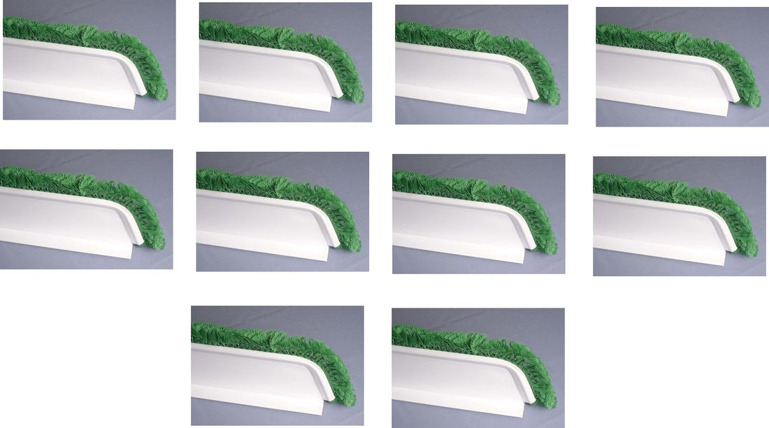 Omcan - Green Curved 2" x 30" Divider with 1" Parsley, Pack of 10 - 10809