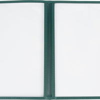 Omcan - Green Double Fold Menu Holder, Pack of 50 - 39795