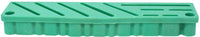 Omcan - Green Plastic Insert For Small Stainless Steel Knife Rack, Pack of 10 - 12929