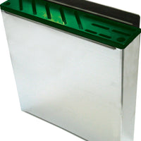 Omcan - Green Plastic Insert For Small Stainless Steel Knife Rack, Pack of 10 - 12929