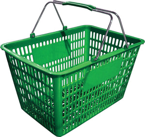 Omcan - Green Shopping Basket, 10/cs - 13024