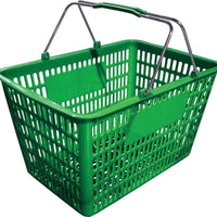 Omcan - Green Shopping Basket, Pack of 10 - 13024