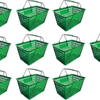 Omcan - Green Shopping Basket, Pack of 5 - 13024