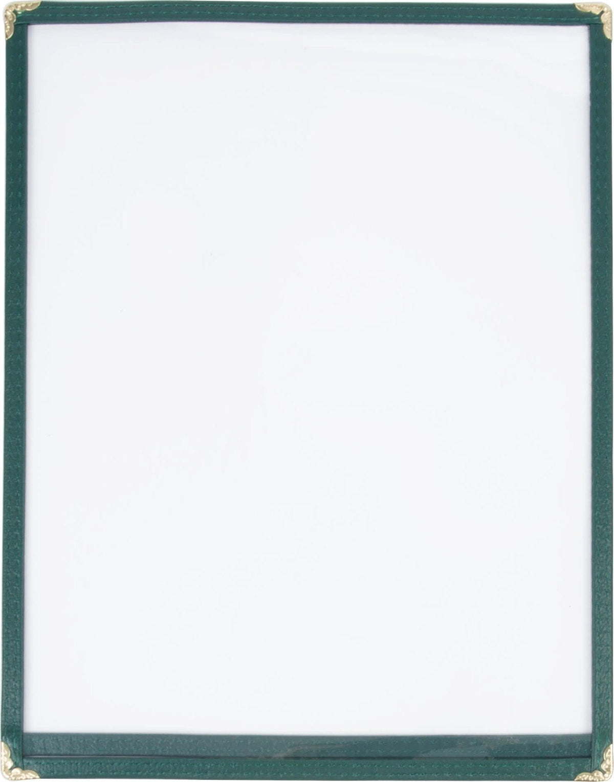 Omcan - Green Three Page Menu Holder, Pack of 25 - 39803