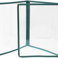 Omcan - Green Triple Fold Menu Holder, Pack of 25 - 39799