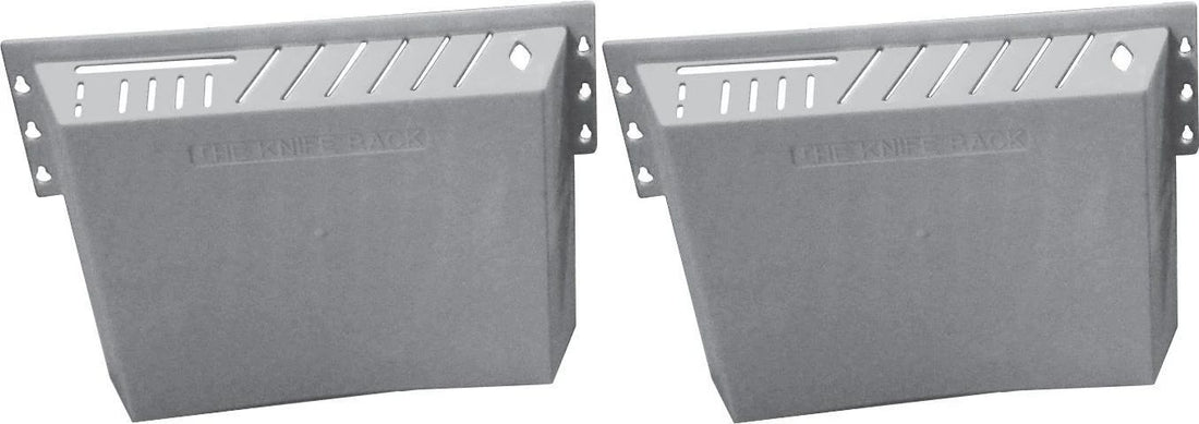 Omcan - Grey Plastic Knife Rack, Pack of 2 - 11545