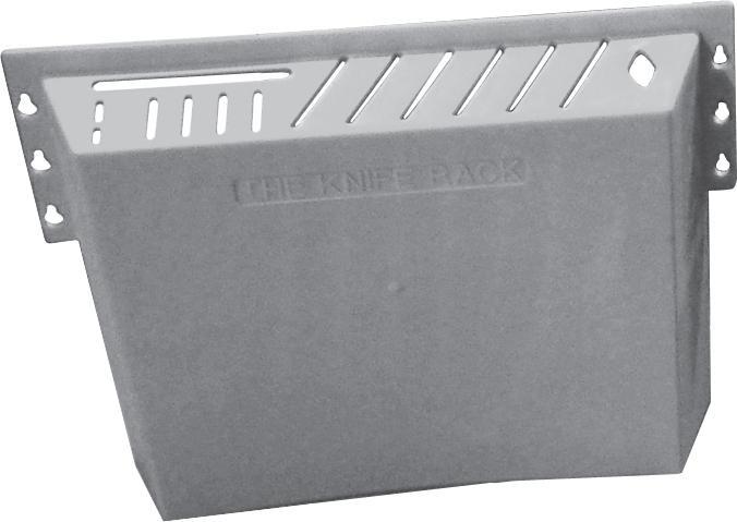 Omcan - Grey Plastic Knife Rack, Pack of 5 - 11545