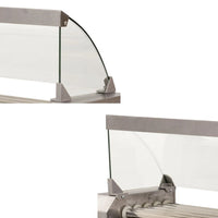 Omcan - Grill Sneeze Guard For Hotdog Warmer with 7 Rollers, Pack of 2 - 44153