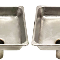 Omcan - Grinder Head Feed Pan For Mixers, Pack of 2 - 10057