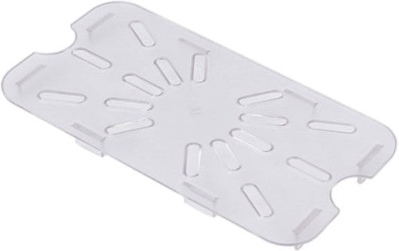Omcan - Half-size Clear Polycarbonate Drain Shelf for Food Storage Pans, Pack of 30 - 85033