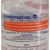 Omcan - Hand Sanitizer with 75% Alcohol 60 ml Clear Bottle with Flip Cap, Pack of 60 Pcs - 46667