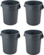 Omcan - Heavy Duty 32 Gallon Trash Can, Pack of 4 - 80586