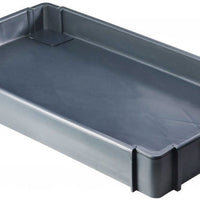 Omcan - Heavy-Duty Dark Gray Utility Cart Middle shelf for 47152, Pack of 2 - 47552