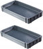 Omcan - Heavy-Duty Dark Gray Utility Cart Middle shelf for 47152, Pack of 2 - 47552