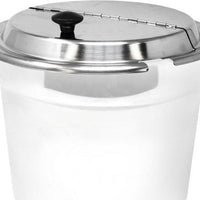 Omcan - Hinged Cover for 7 QT Steam Table Inset, Pack of 10 - 44676