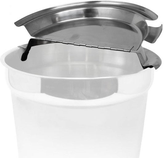 Omcan - Hinged Cover for 7 QT Steam Table Inset, Pack of 10 - 44676