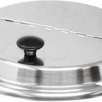 Omcan - Hinged Cover for 7 QT Steam Table Inset, Pack of 10 - 44676