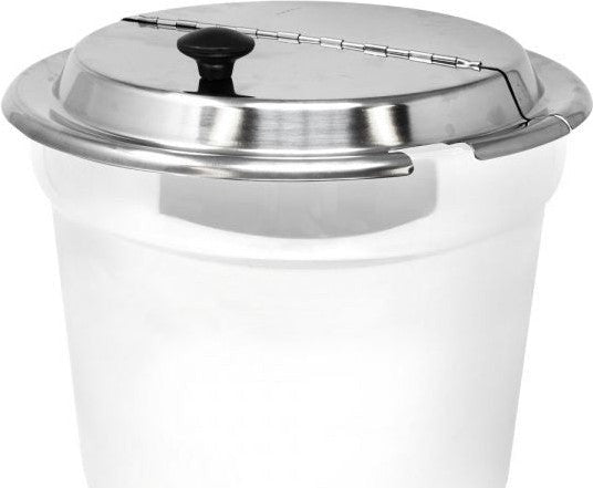 Omcan - Hinged Cover for 7 QT Steam Table Inset, Pack of 20 - 44676