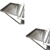 Omcan - Knockdown Drain Board For 24” x 24” One Tub Sink, Pack of 2 - 21143