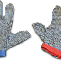 Omcan - Large Mesh Gloves with Blue Strap, Pack of 2 - 13556