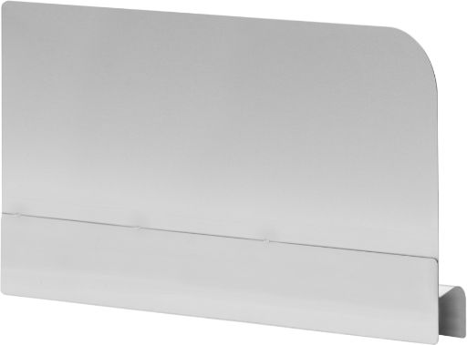 Omcan - Left Stainless Steel Splash Guard for 24″ x 24″ Pot Sinks, Pack of 2 - 47733