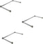 Omcan - Leg Brace For 24” x 24” Double Tub Sink, Pack of 2 - 21140