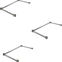 Omcan - Leg Brace For 24” x 24” Double Tub Sink, Pack of 3 - 21140