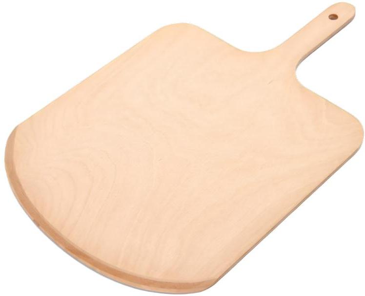 Omcan - Linea Dori 14" Beech Wood Pizza Peel with 21.6” Overall Length, Pack of 2 - 81218