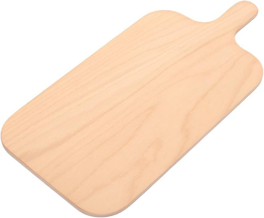 Omcan - Linea Dori 14" x 8.75” Beech Wood Pinsa Romana Serving Board, Pack of 4 - 81228