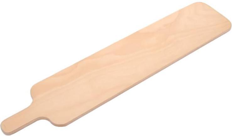 Omcan - Linea Dori 31.5” x 6” Beech Wood Crostini Serving Board, Pack of 3 - 81220