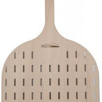 Omcan - Linea Dori ARIA 20" Beech Wood Perforated Pizza Peel with Short Handle - 81224