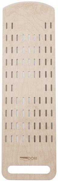 Omcan - Linea Dori ARIA 39.4” x 12” Beech Wood Perforated Pizza Peel with Handle - 81225