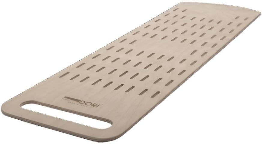 Omcan - Linea Dori ARIA 39.4” x 12” Beech Wood Perforated Pizza Peel with Handle - 81225