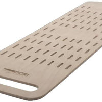 Omcan - Linea Dori ARIA 39.4” x 12” Beech Wood Perforated Pizza Peel with Handle - 81225