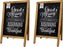 Omcan - Mahogany-Colour A Frame Sidewalk Menu Chalkboard - 31396