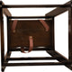 Omcan - Mahogany Wood Commercial High Chair, 2/cs - 80612