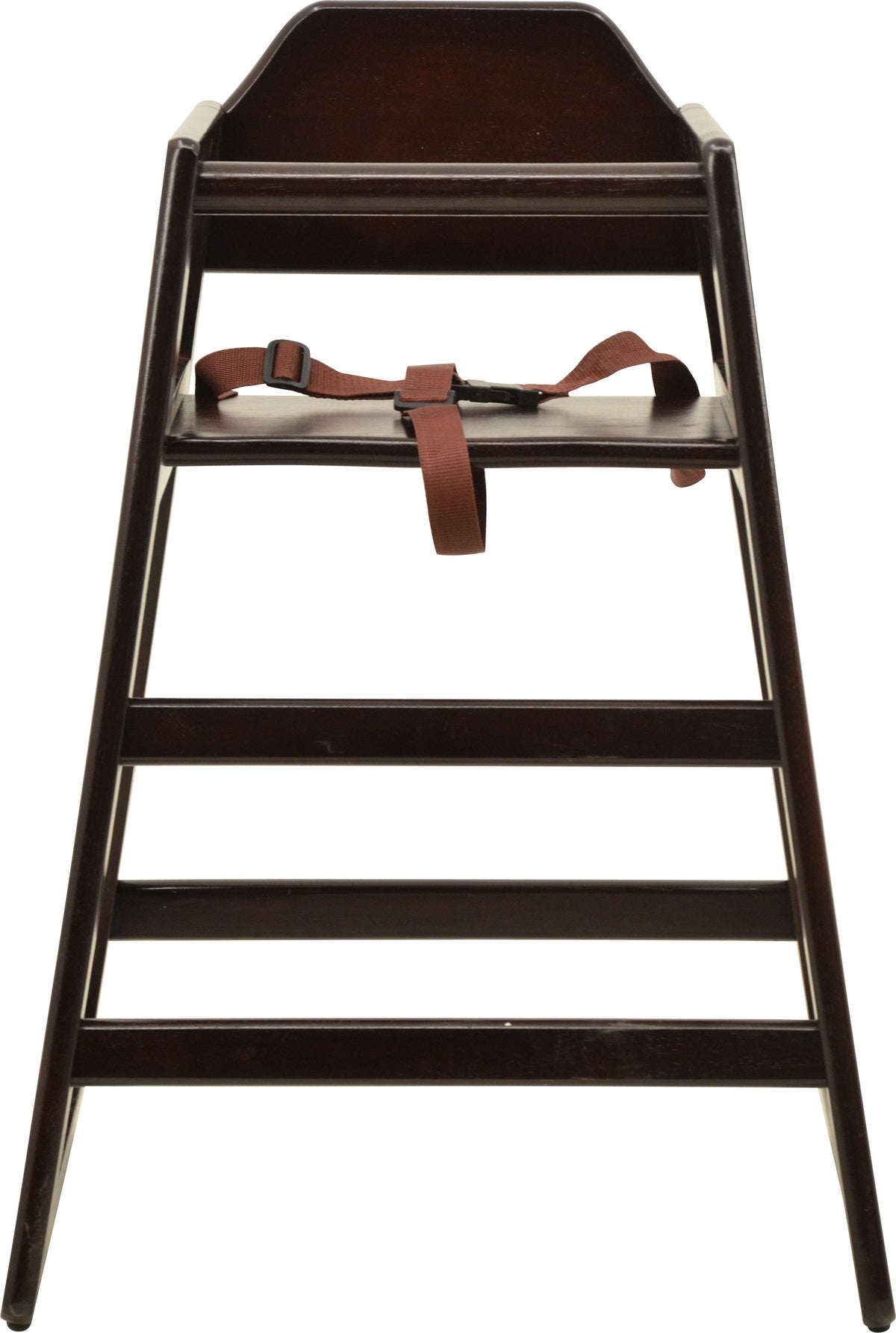 Omcan - Mahogany Wood Commercial High Chair, Pack of 2 - 80612
