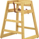Omcan - Natural Wood Commercial High Chair, 2/cs - 80610