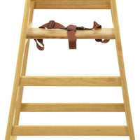 Omcan - Natural Wood Commercial High Chair, Pack of 2 - 80610