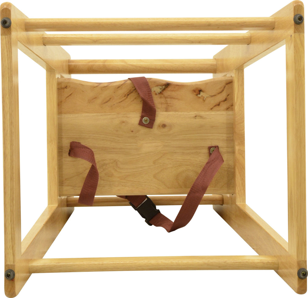 Omcan - Natural Wood Commercial High Chair, Pack of 2 - 80610