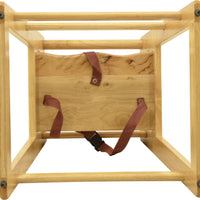 Omcan - Natural Wood Commercial High Chair, Pack of 2 - 80610