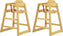 Omcan - Natural Wood Commercial High Chair, Pack of 2 - 80610