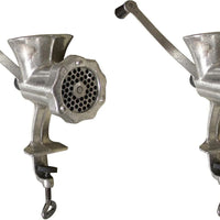 Omcan - No. #10 Cast Iron Clamp-Style Light-Duty Manual Meat Mincer, Pack of 2 - 21792