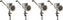 Omcan - No. #10 Cast Iron Clamp-Style Light-Duty Manual Meat Mincer, Pack of 2 - 21792