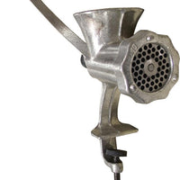 Omcan - No. #10 Cast Iron Clamp-Style Light-Duty Manual Meat Mincer, Pack of 4 - 21792