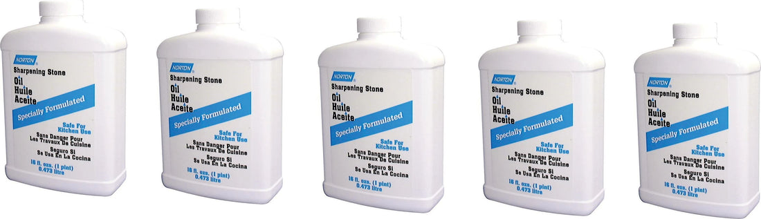 Omcan - Norton Oil For Stones 16 oz (1 pint), Pack of 5 - 10978