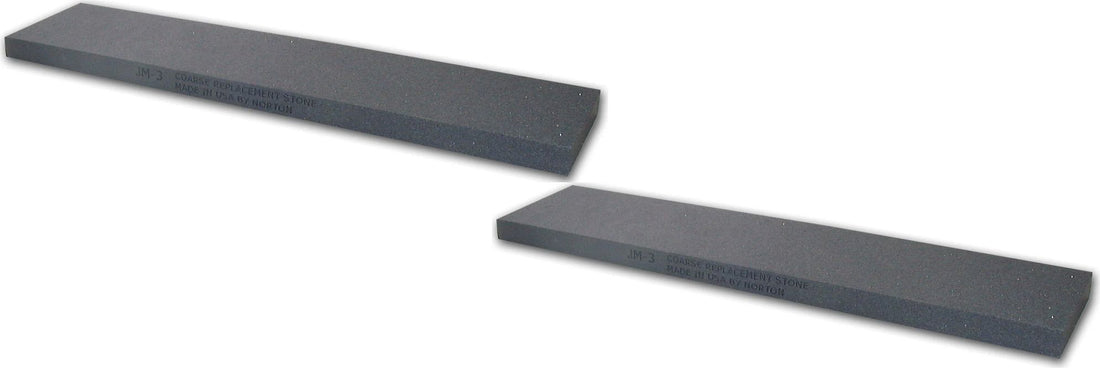 Omcan - Norton Replacement Oil Stone JM3 Coarse Crystolon, Pack of 2 - 10971