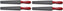 Omcan - Norton Sharpening Stone JD2 Crystolon Utility File, Pack of 3 - 10969