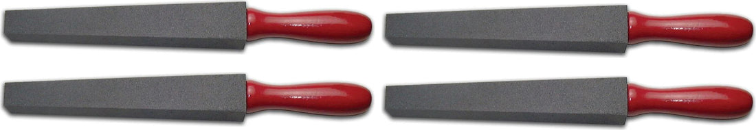 Omcan - Norton Sharpening Stone JD2 Crystolon Utility File, Pack of 4 - 10969